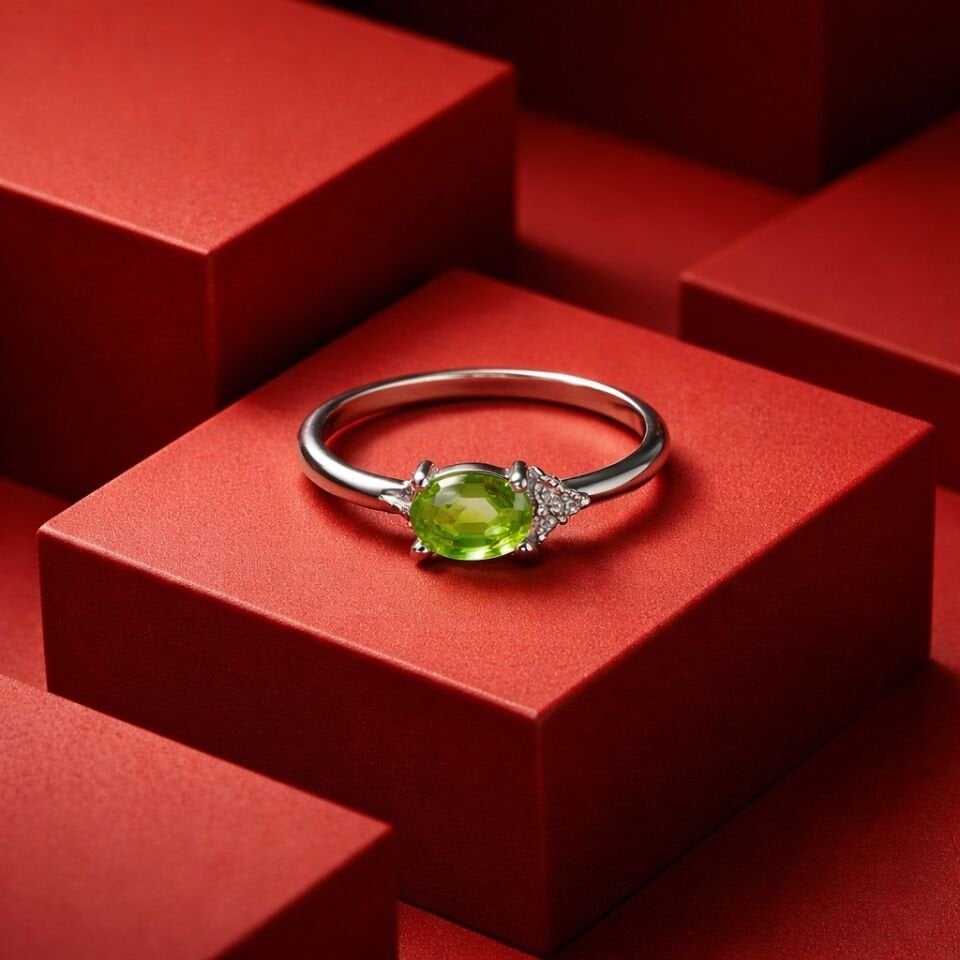 Zebercet Taşlı Gümüş Yüzük