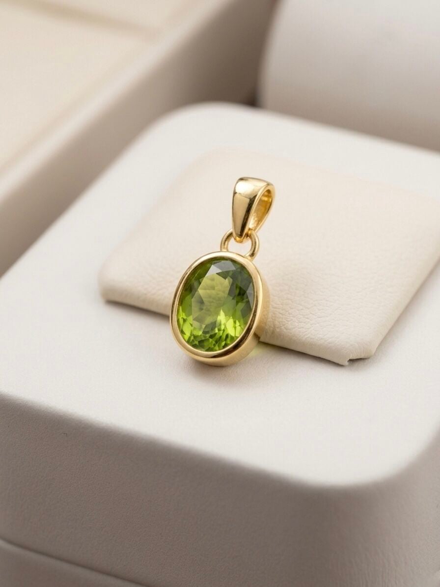 Zebercet Taşlı Oval Kesim Charm
